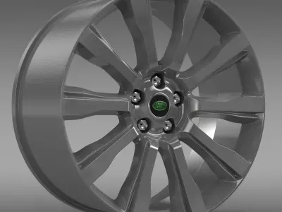 RangeRover Supercharged rim 3D model