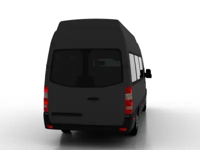 Mercedes Benz Sprinter L3H3 2015 Passenger UK 3D model