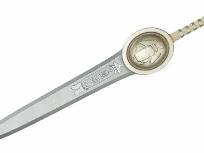 Collection of 12 special swords 3D model