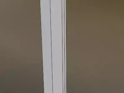 wood practise sword Low-poly 3D model