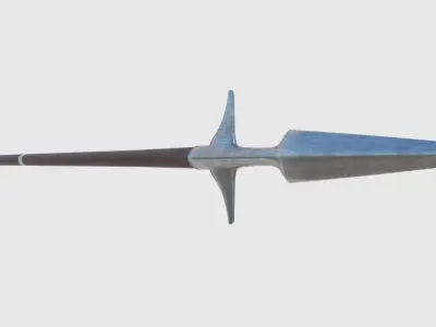 Winged Spear - Game Ready Low-poly 3D model
