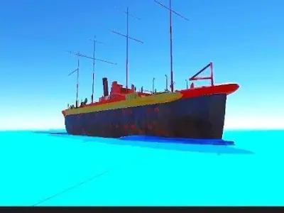 old ship Free 3D model