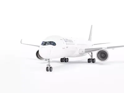 Airbus A350-900 Lufthansa 3D model