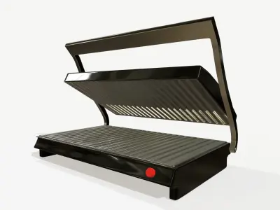 Toast Machine Low Poly PBR Low-poly 3D model