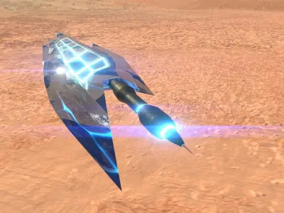 Crystal Dagger Low-poly 3D model purchase