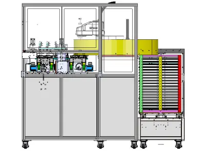 Horn combination automatic dispensing machine 3D model