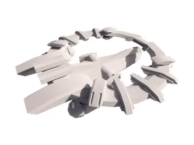 Spaceship-spacecraft-Ultra5 3D model