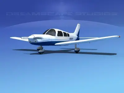 Piper PA-28 V06 3D model