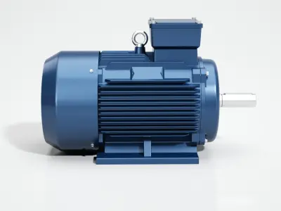 Electric motor 3D model from CGTrader