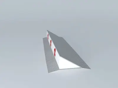 Pop up Vehicle Barrier Free 3D model