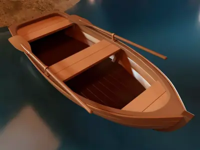 Small Boat Free 3D model