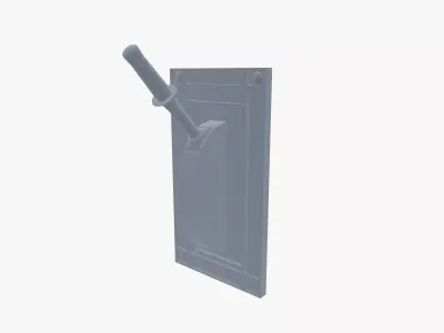 Lever Low-poly 3D model purchase