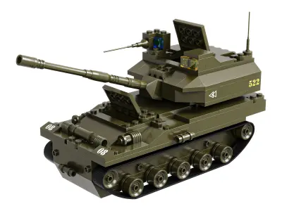 Lego Tank 522 3D model