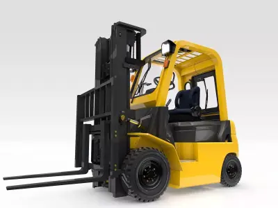 Forklift Animated  Smart 3D model
