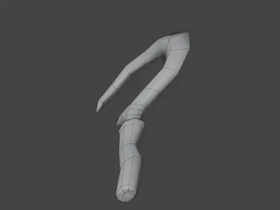 Iron Sickle - Hand Painted 3D model