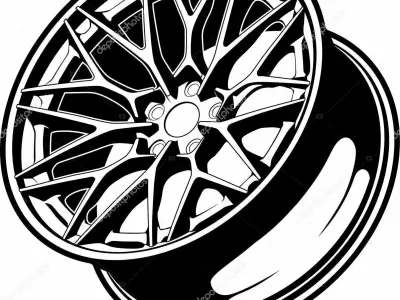 Wheel Rim 3D model by Askutty