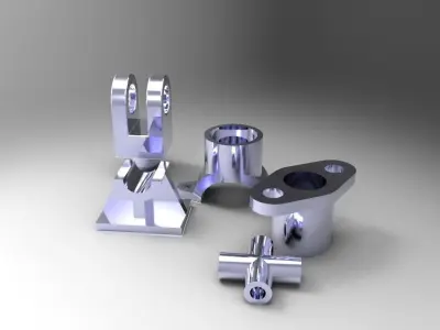 Mechanical Components Free 3D model