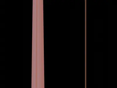 medieval fighting sword Low-poly 3D model