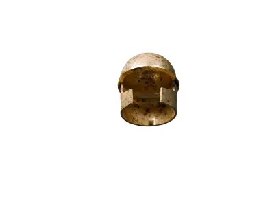 Low Poly Fantasy Helmet Low-poly 3D model