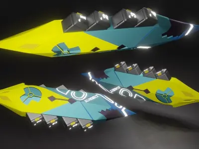 Sci fi prop 3D model