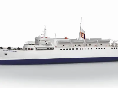  Jacopo Tintoretto RO-RO Ferry Ship Dynamic Simulation 