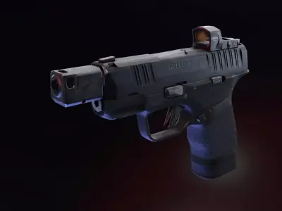 Springfield Hellcat RDP Low-poly 3D model