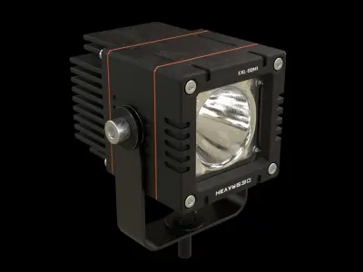 External LED work light SQM1 3D model