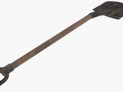 shovel 3D model 4