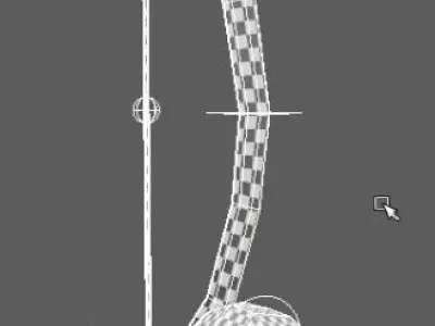 Fishing rod 3D model 2