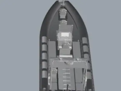 Military RIB 3D print model