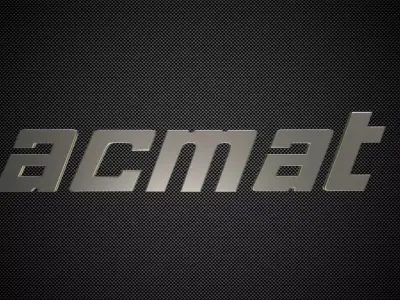 acmat logo 3D model