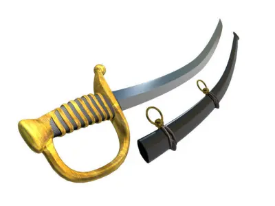 saber sword 3D model