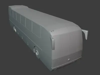 Marcopolo Viaggo GV 1000 Low-poly 3D model