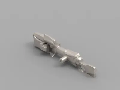 Assault Rifle 01 3D model