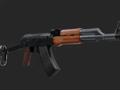 Ak-47 ak - rifle Free 3D model get
