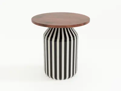 Classic End Table 3D model