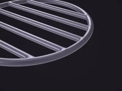 Round Grate 3D model
