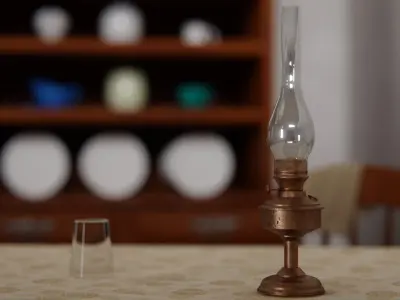 Old Kitchen 3d Scene 3D model