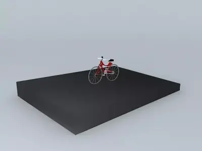 Red Bike Free 3D model