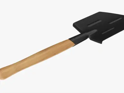 Shovel gardening 07 3D model