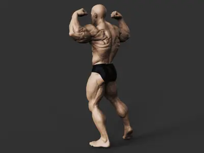 Bodybuilder 3D print model shop