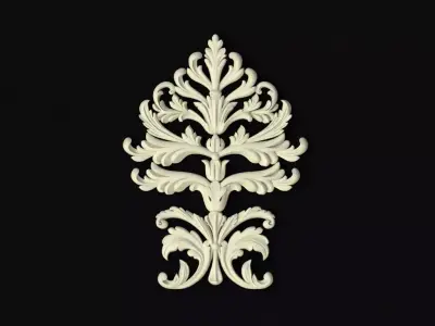 dekor ornate tree 3D model