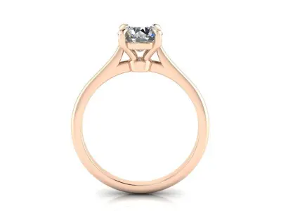 Engagment Jewelry Ring 215 3D print model
