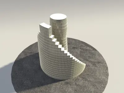Multi purpose building 2 Free 3D model