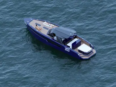 SUPER BOAT 46FT 3D model