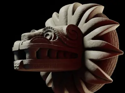 Quetzalcoatl 3D print model get