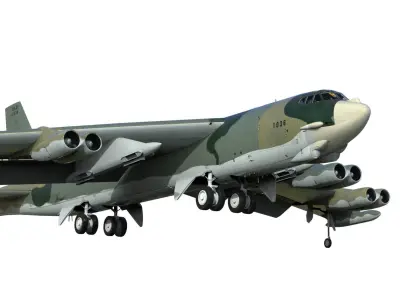 Boeing B-52H Stratofortress 3D model purchase