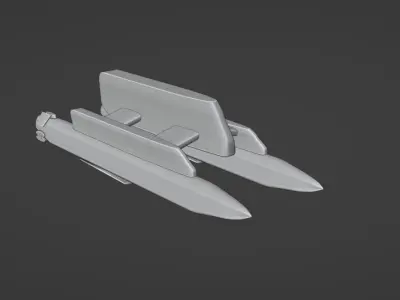 Russian KH-101 and Mount 3D print model