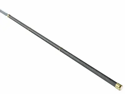 Longspear 02 Low-poly 3D model