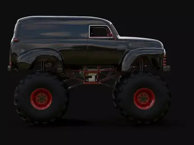 Monster Truck Classic 3D model